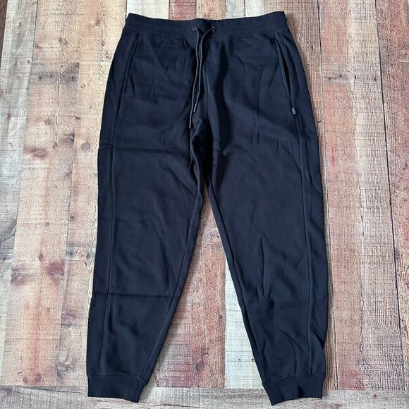 CSG Pants - CSG Black cuff fleece pants with drawstring Women's 2XL